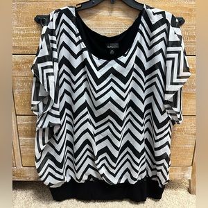 ALYX 3XL Chevron Blouse